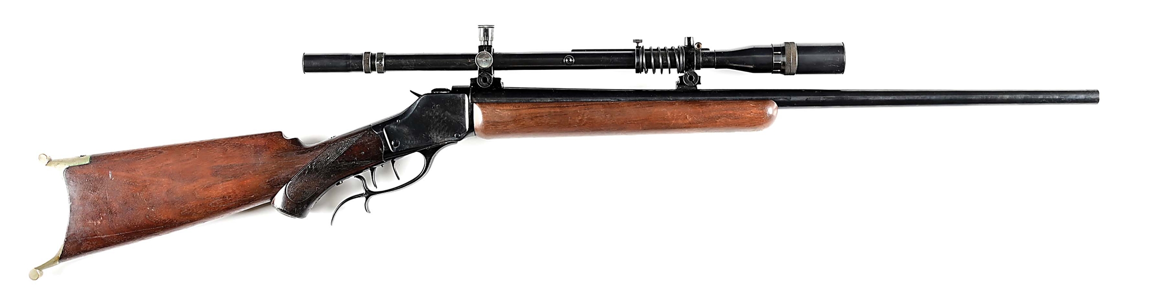 (C) WINCHESTER MODEL 1885 SINGLE SHOT FALLING BLOCK RIFLE.