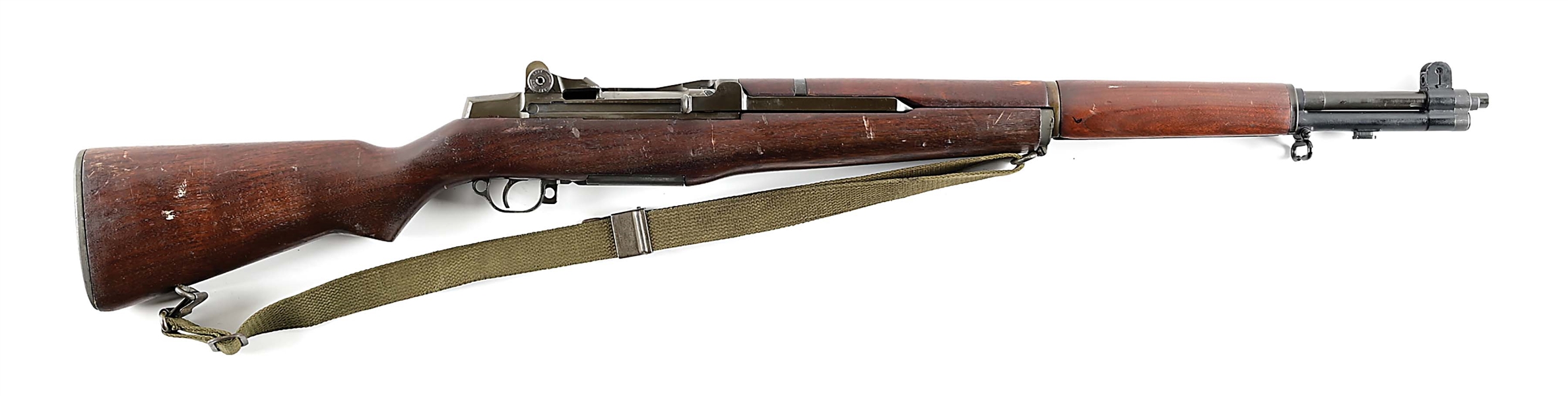 (C) U.S. SPRINGFIELD M1 GARAND SEMI AUTOMATIC RIFLE.