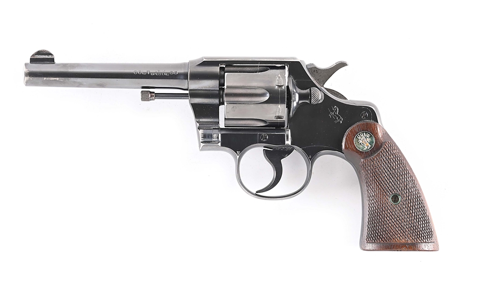 (C) ST. LOUIS POLICE MARKED COLT ARMY SPECIAL .38 DOUBLE REVOLVER (1924).