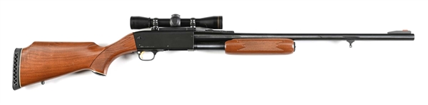 (M) ITHACA MODEL 87 FEATHERLIGHT DEERSLAYER SLIDE ACTION SHOTGUN 