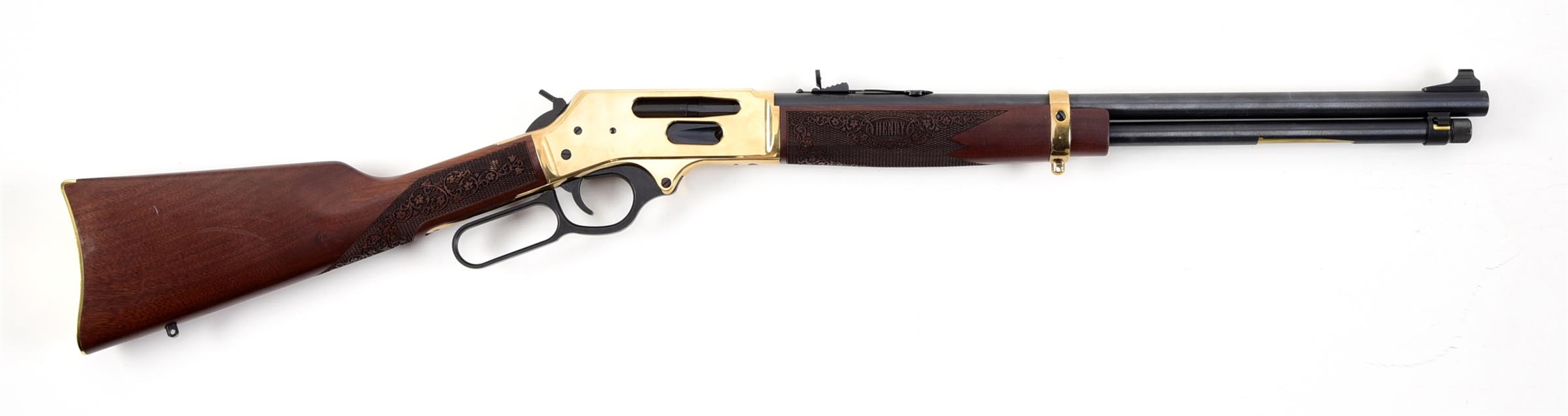 (M) HENRY GOLDEN BOY SIDE GATE .30-30 LEVER ACTION RIFLE.