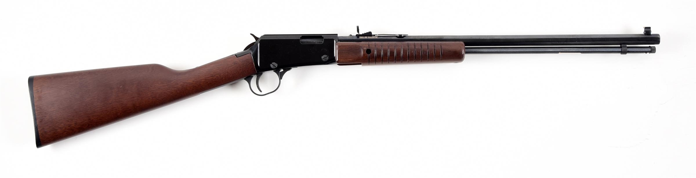 (M) HENRY H003TM .22 MAGNUM SLIDE ACTION RIFLE.