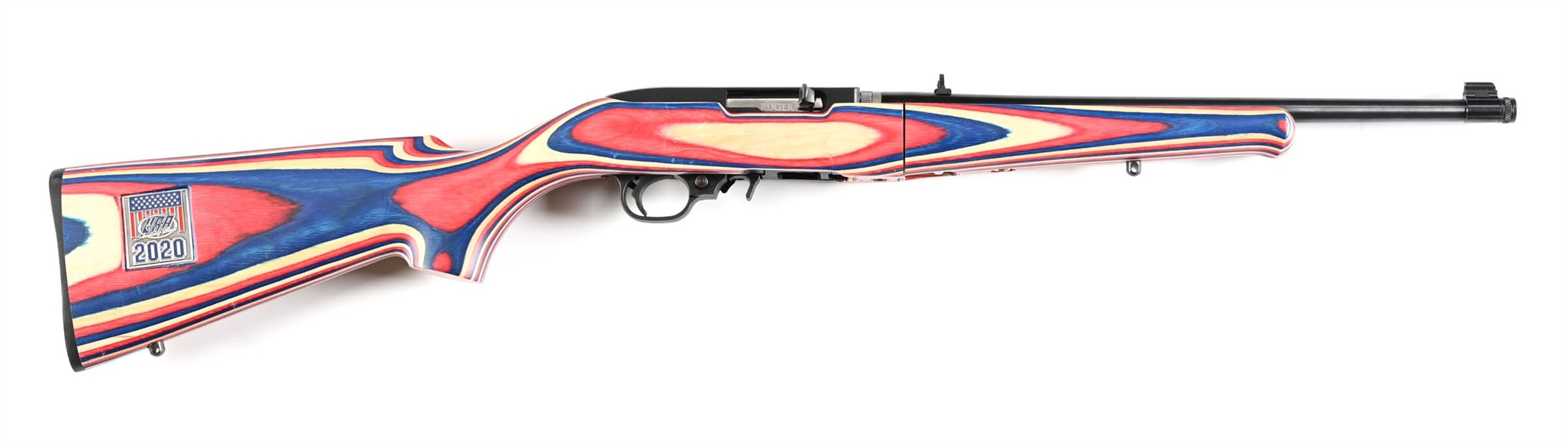 (M) RUGER USA SHOOTING TEAM 10/22 TAKEDOWN SEMI AUTOMATIC RIFLE 