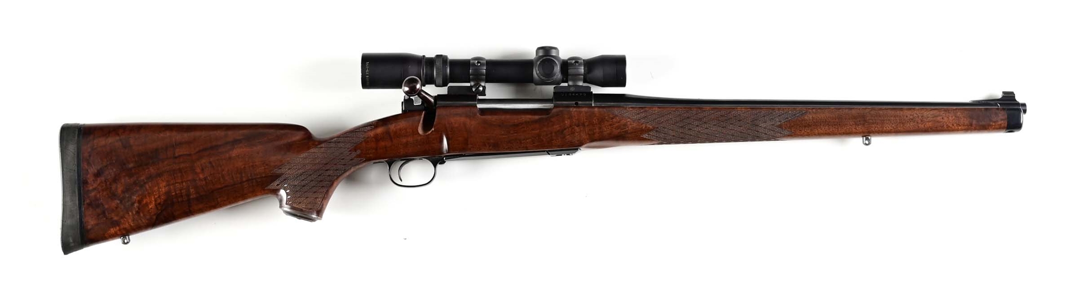 (M) CUSTOM TED WILLIAMS MODEL 53 MANNLICHER BOLT ACTION RIFLE.