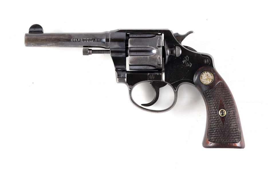 (C) COLT POLICE POSITIVE .38 DOUBLE ACTION REVOLVER. 