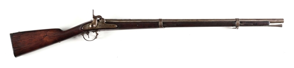 (A) MODIFED U.S. HARPERS FERRY MODEL 1842 RIFLED MUSKET.