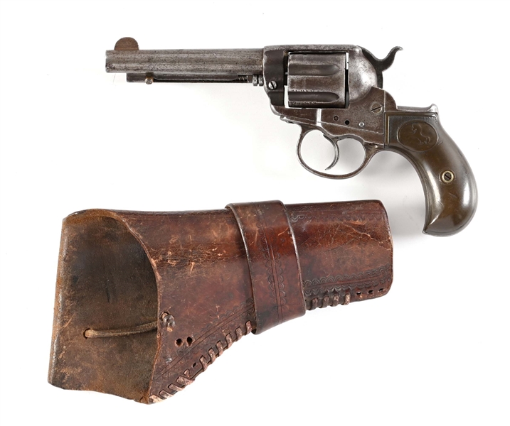 (A)COLT MODEL 1877 DOUBLE ACTION REVOLVER.