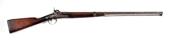 (A) CUT DOWN U.S. SPRINGFIELD MODEL 1851 PERCUSION MUSKET. 