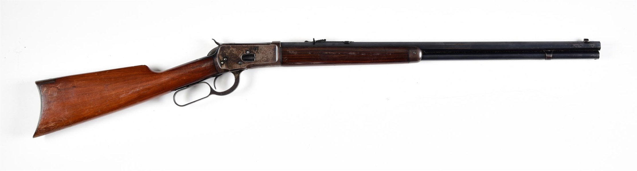 (C) WINCHESTER MODEL 1892 LEVER ACTION RIFLE.