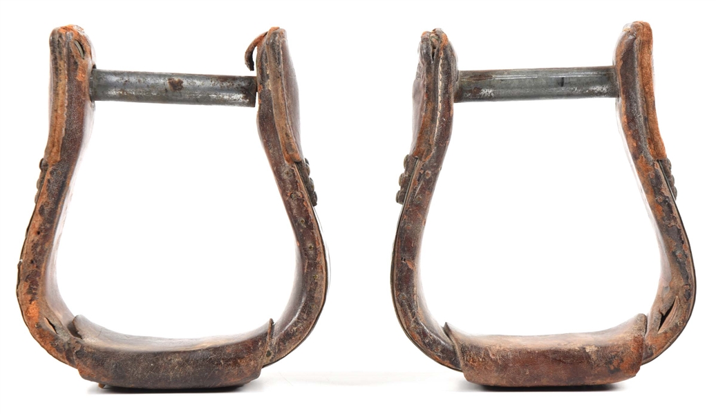 WESTERN SADDLE STIRRUPS BY R.T. FRAZIER. 