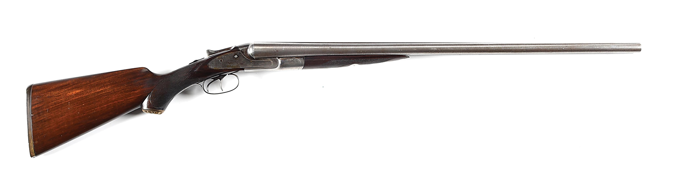 (C) LEFEVER HAMMERLESS 2E SIDE BY SIDE DOUBLE BARREL 12 GAUGE SHOTGUN