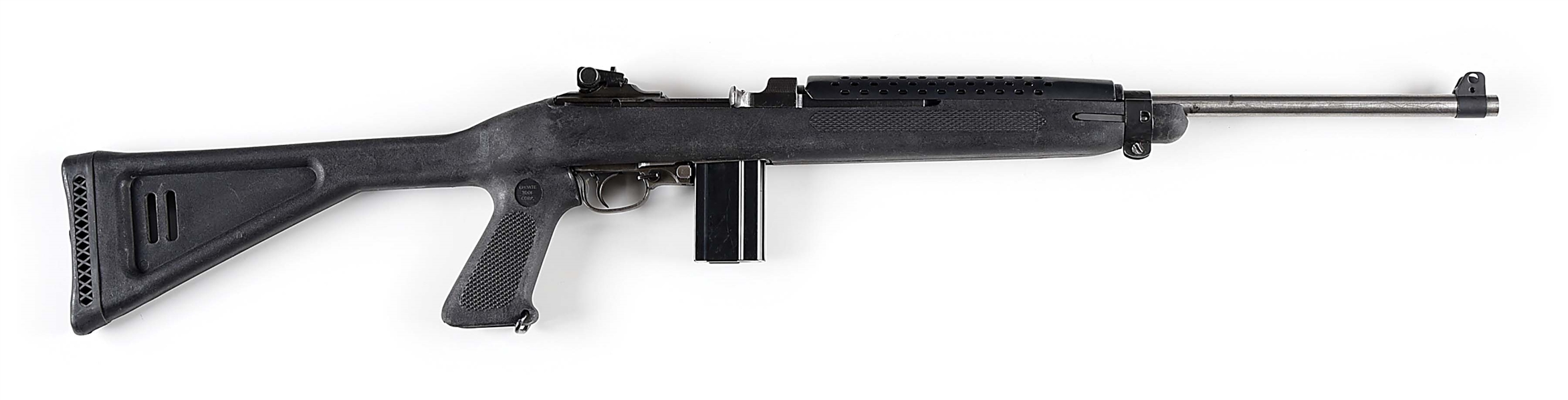 (M) SMITH & WESSON PROTOTYPE .40 S&W CONVERTED STANDARD PRODUCTS M1 SEMI-AUTOMATIC CARBINE WITH DOCUMENTATION.