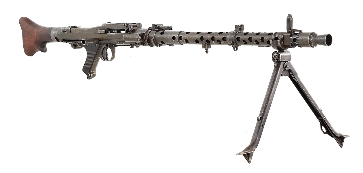 (N) BRITISH NITRO PROOFED GERMAN WORLD WAR II MG-34 MACHINE GUN (PRE-86 DEALER SAMPLE).