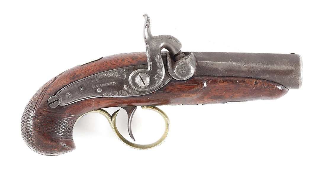 (A) SCARCE H.E. DIMICK PERCUSSION DERRINGER.