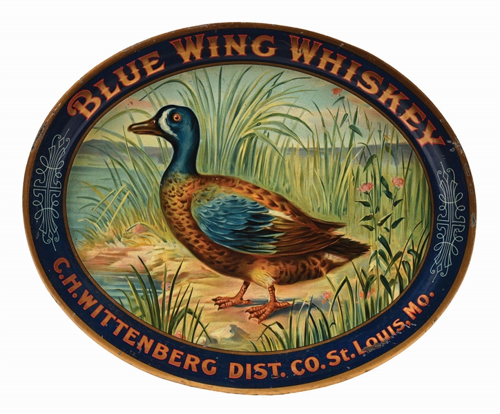 BLUE WING WHISKEY OVAL DUCK TRAY