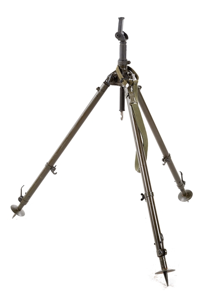 GERMAN MG-3 MACHINE GUN AA TRIPOD ADAPTED FOR USE WITH MG-34 MACHINE GUN. 