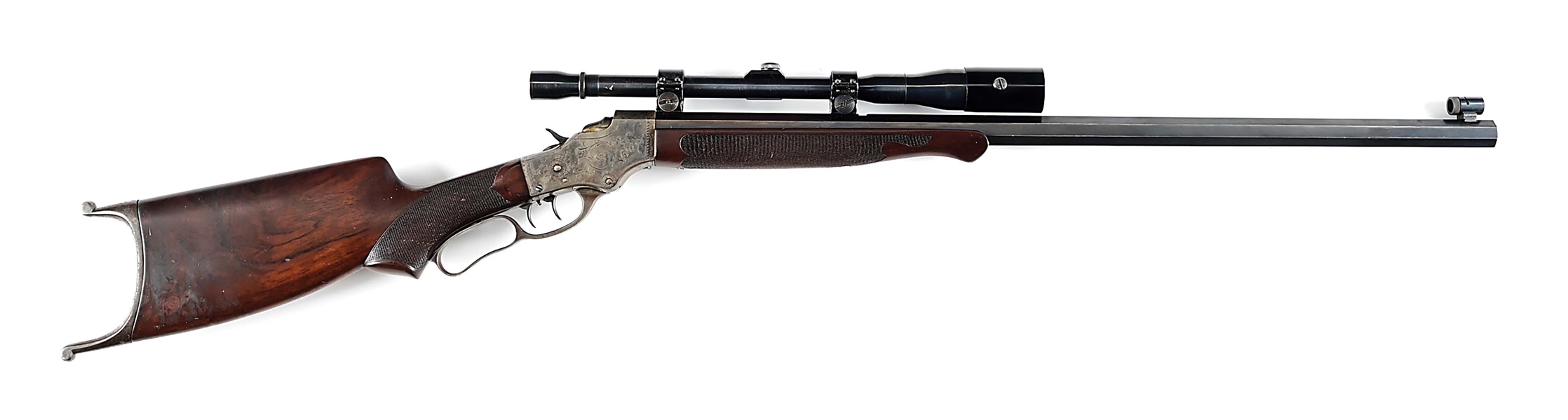 (C) C.C.JOHNSON CUSTOM  J. STEVENS WALNUT HILL NO. 49 TARGET RIFLE