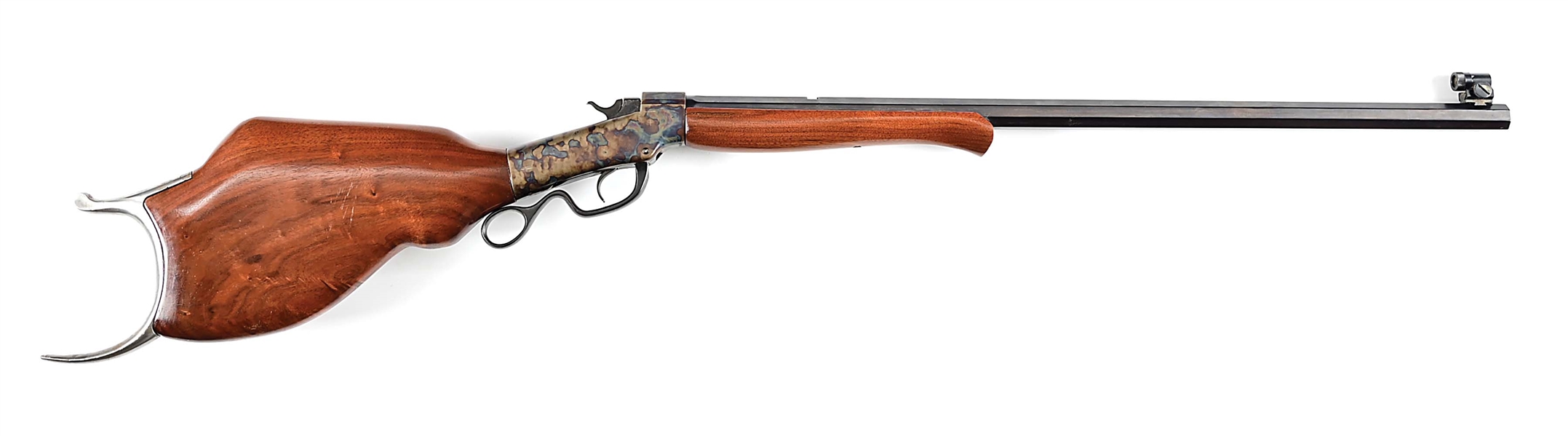 (A) CUSTOM MARLIN BALLARD .22 SINGLE SHOT RIFLE 