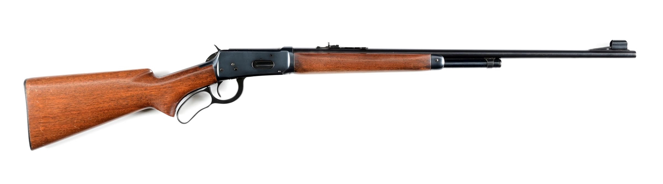 (C) WINCHESTER MODEL 64 LEVER ACTION RIFLE.