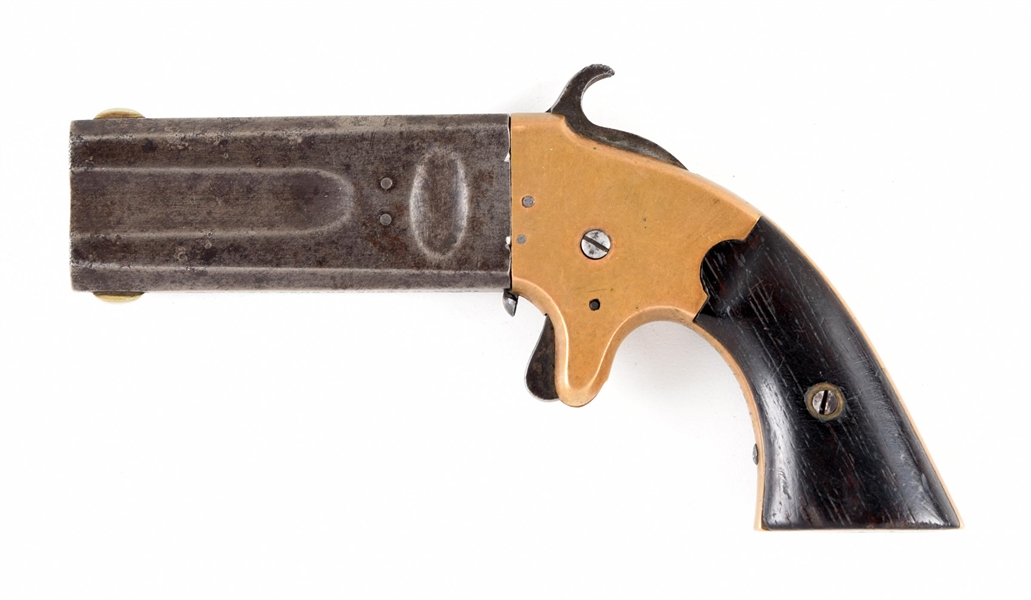 (A) AMERICAN ARMS SUPERPOSED DERRINGER. .32-.32