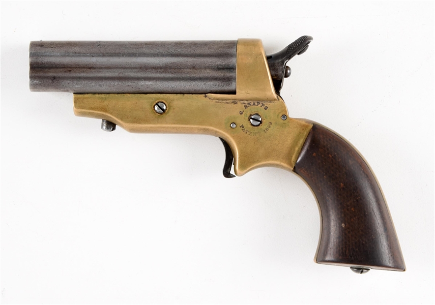 (A) SHARPS MODEL 2A PEPPERBOX DERRINGER.