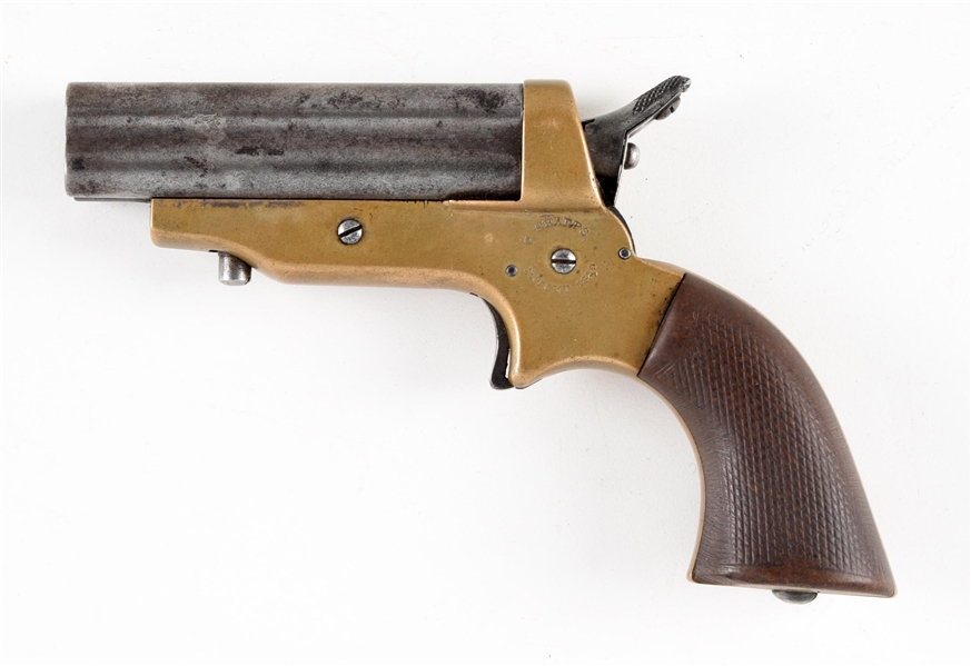 (A) SHARPS MODEL 2A PEPPERBOX DERRINGER.