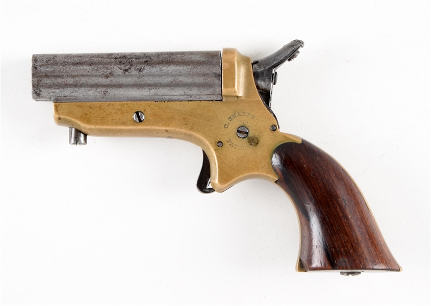 (A) SHARPS 1C PEPPERBOX DERRINGER.