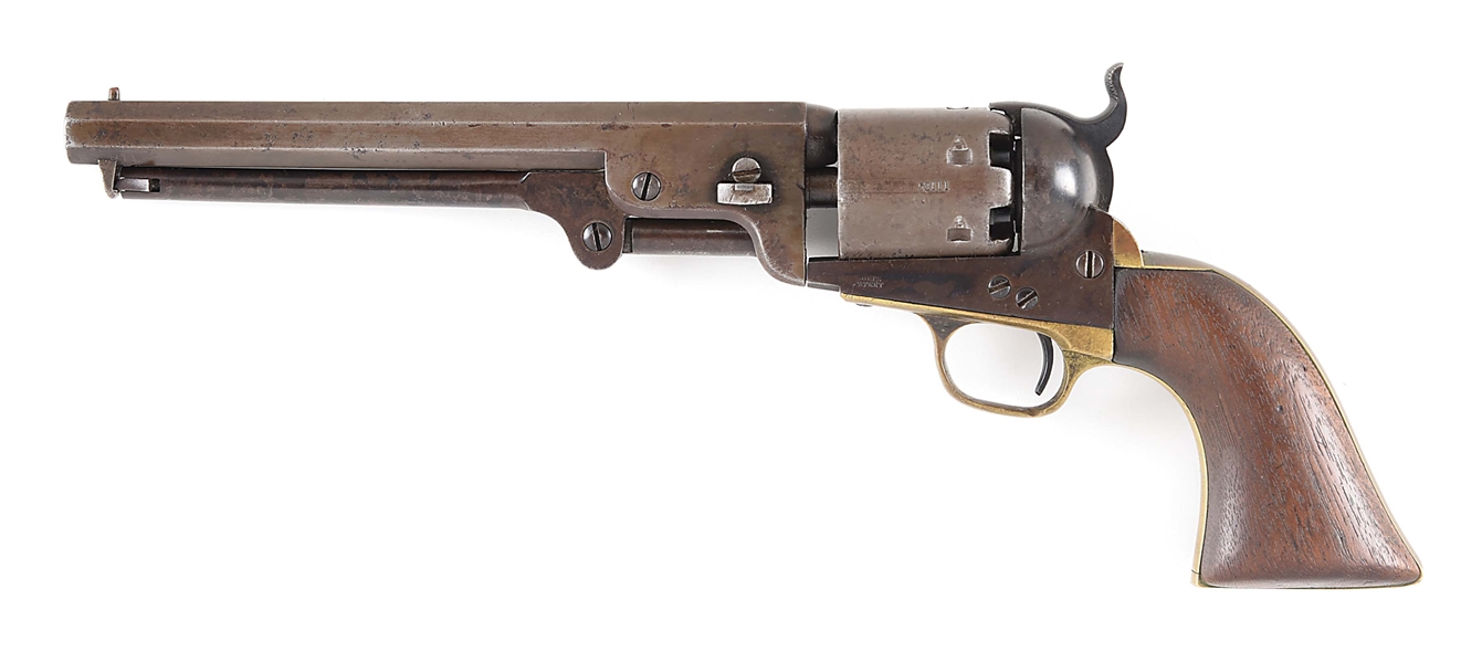 (A) COLT MODEL 1851 NAVY PERCUSSION REVOLVER.