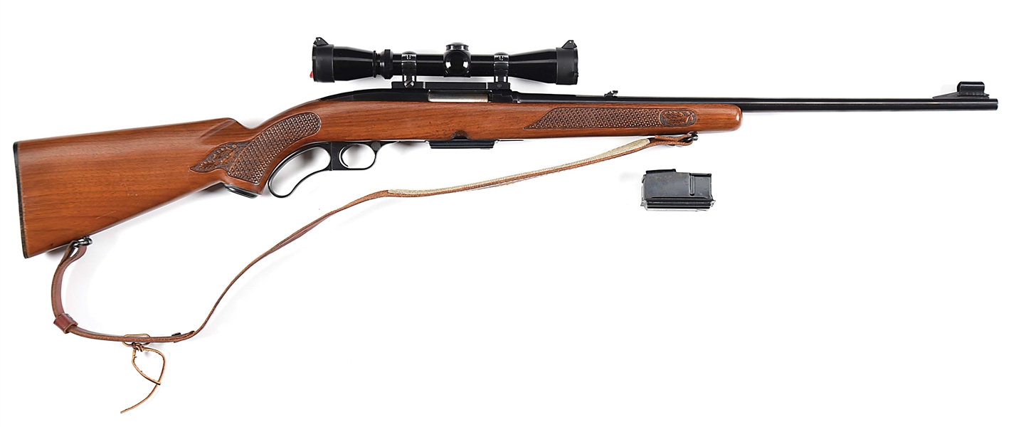 (C) WINCHESTER MODEL 88 .284 LEVER ACTION RIFLE WITH LEUPOLD OPTIC.