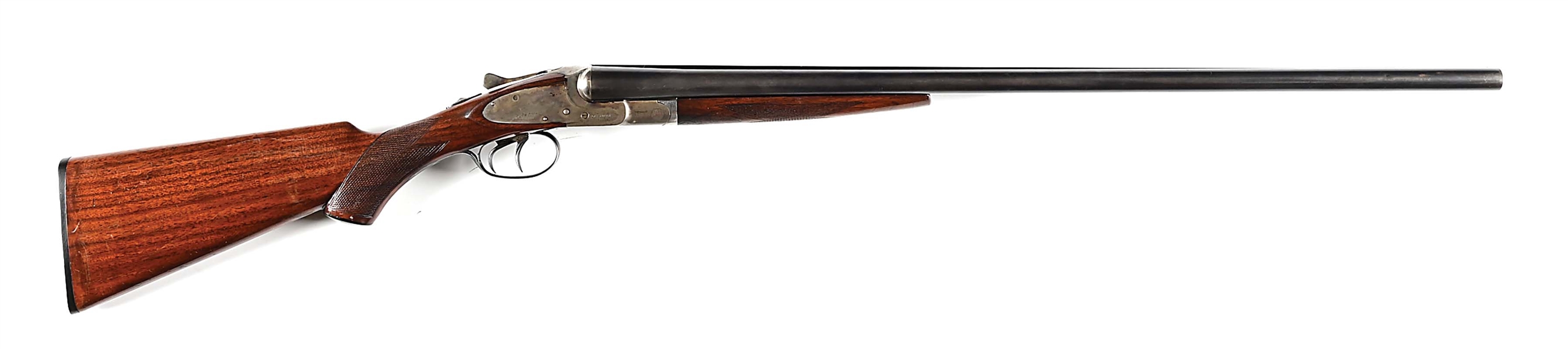 (C) LC SMITH FEATHERWEIGHT FIELD GRADE 16 GAUGE SIDE BY SIDE SHOTGUN.