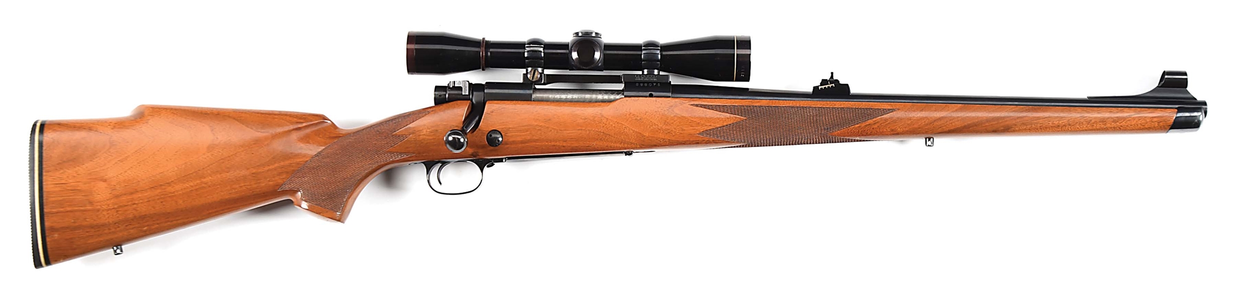 (C) RARE MANNLICHER STOCKED WINCHESTER MODEL 70 BOLT ACTION RIFLE IN .243 WIN. 