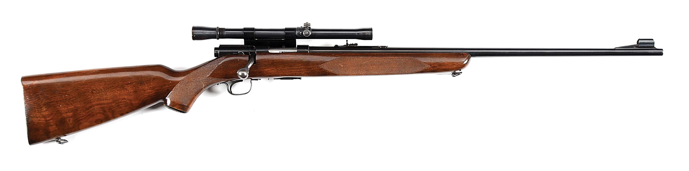 (C) DELUXE WINCHESTER MODEL 43 BOLT ACTION RIFLE IN .22 HORNET.