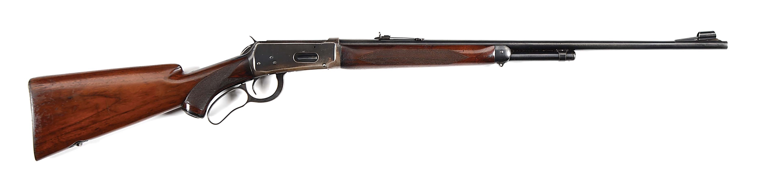 (C) DELUXE WINCHESTER MODEL 64 LEVER ACTION RIFLE.