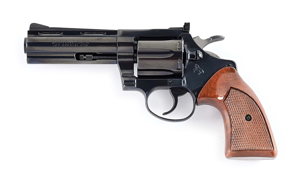 (M) COLT DIAMONDBACK DOUBLE ACTION .38 SPECIAL REVOLVER (1977).