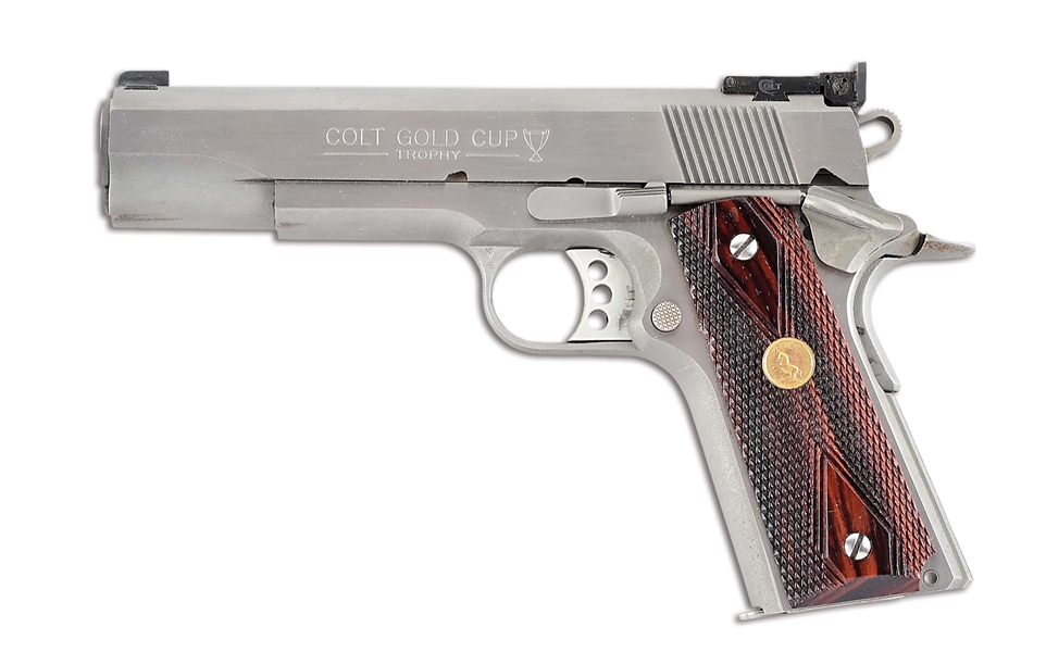 (M) COLT 1911 GOLD CUP TROPHY SEMI AUTOMATIC PISTOL (2005).