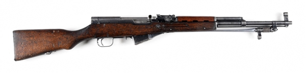 (C) CHINESE JIANSHE ARSENAL TYPE 56 SKS SEMI AUTOMATIC RIFLE. 