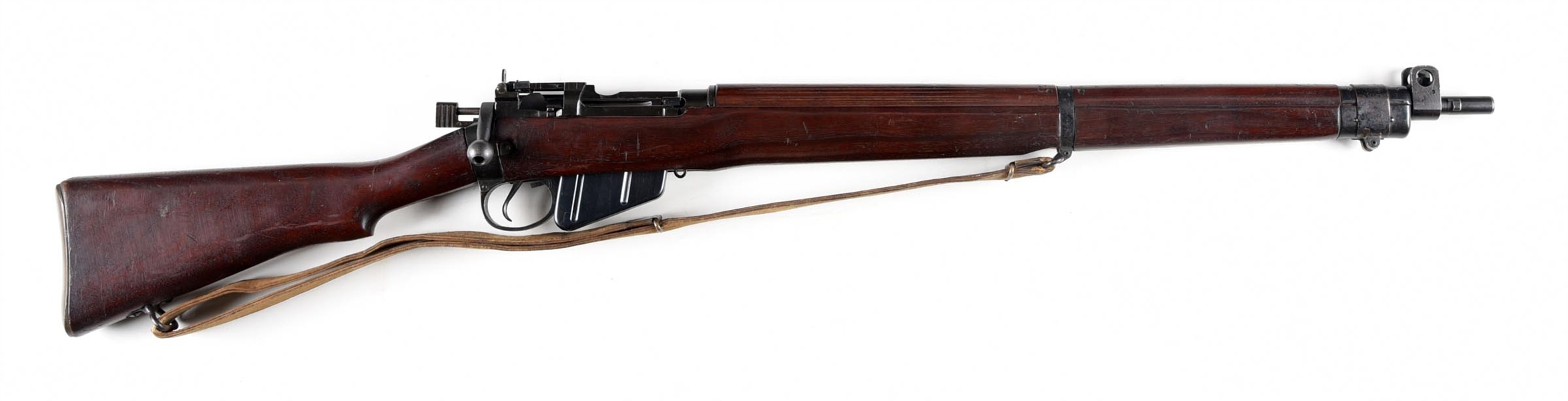 (C) BSA NO.4 MK 1 BOLT ACTION RIFLE. 