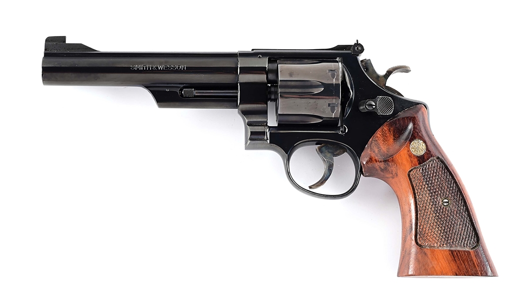 (M) SMITH & WESSON 25-2 MODEL 1955 HEAVY TARGET DOUBLE ACTION REVOLVER. 