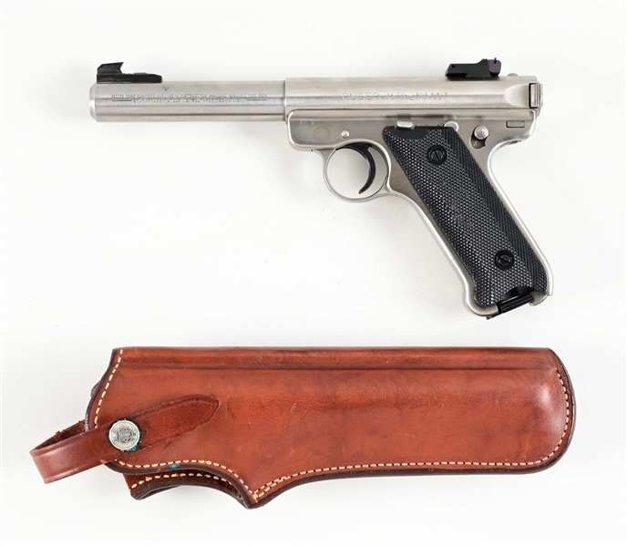 (M) RUGER MARK II SEMI-AUTOMATIC TARGET PISTOL.