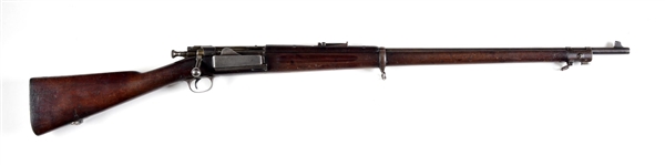 (C) US SPRINGFIELD MODEL 1898 KRAG BOLT ACTION RIFLE.