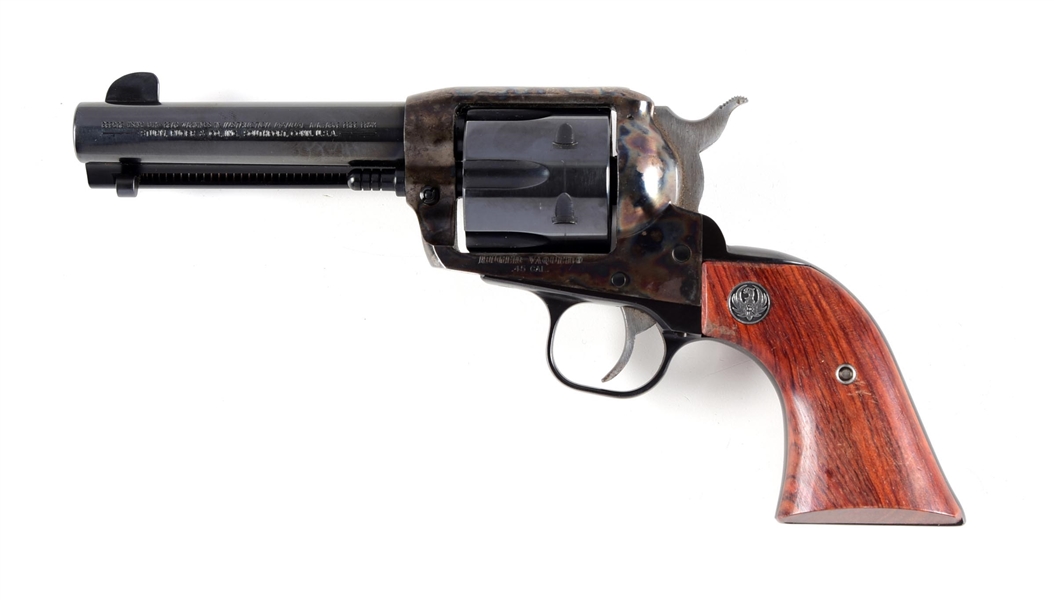 (M) RUGER VAQUERO SINGLE ACTION REVOLVER IN .45 COLT