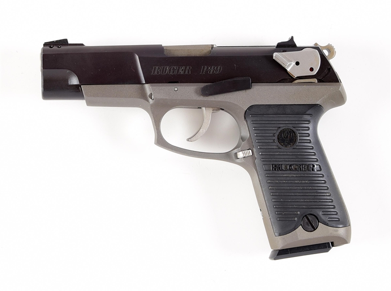 (M) RUGER P89 SEMI-AUTOMATIC 9MM PISTOL.