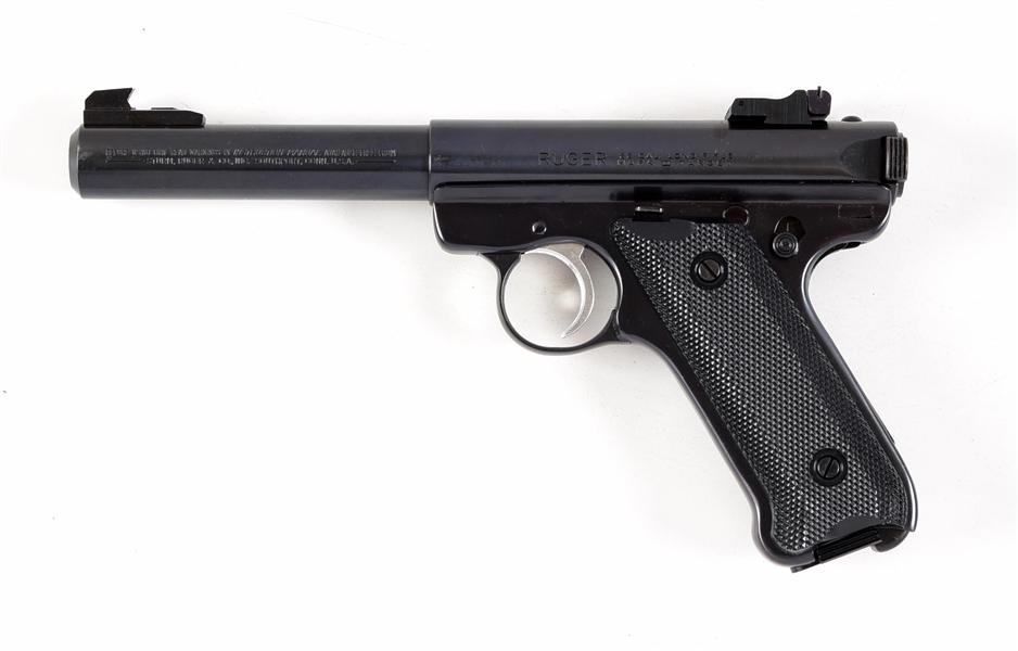 (M) RUGER MARK II TARGET SEMI-AUTOMATIC PISTOL.