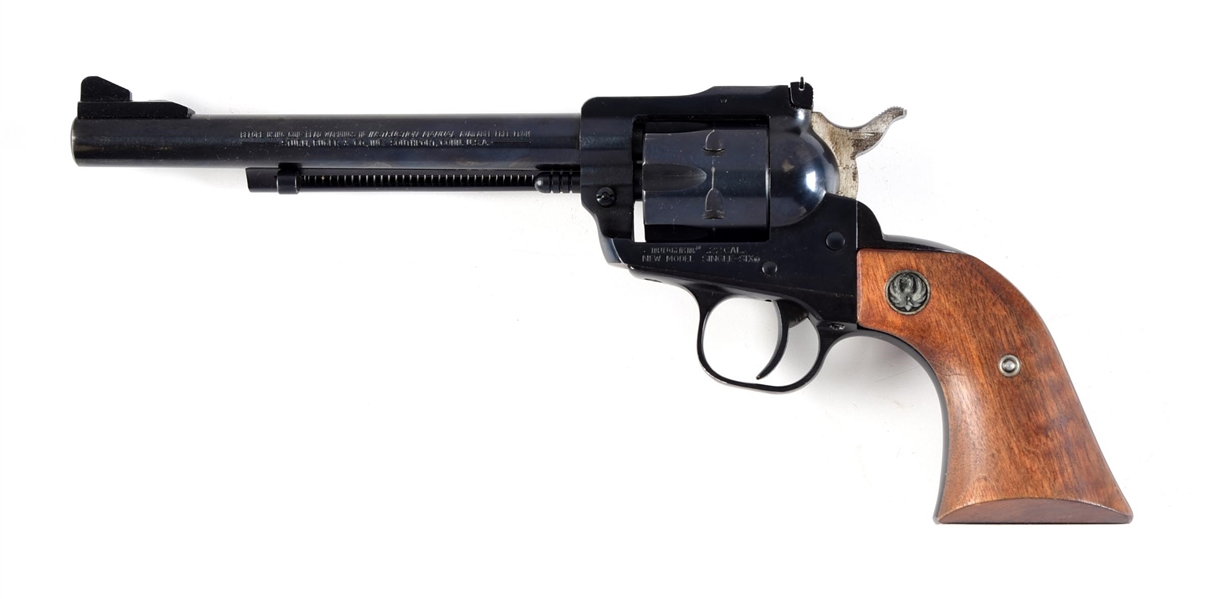 (M) RUGER NEW MODEL SINGLE-SIX SINGLE ACTION REVOLVER. 