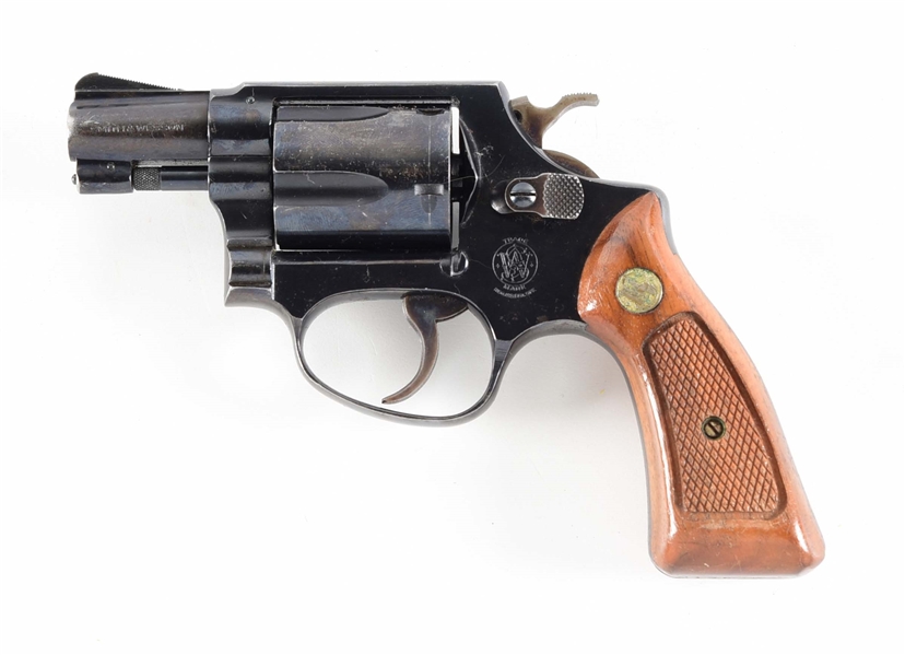 (C) SMITH & WESSON MODEL 36 DOUBLE ACTION REVOLVER.