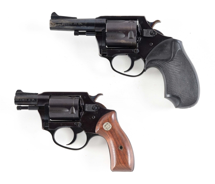 (M) LOT OF 2 CHARTER ARMS DOUBLE ACTION REVOLVERS.