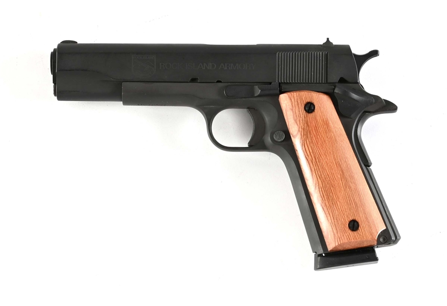 (M) ROCK ISLAND ARMORY  M1911 A1 SEMI AUTOMATIC PISTOL.