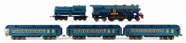 LOT OF 5: LIONEL BLUE COMET STANDARD GAUGE SET