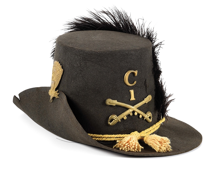 US M1858 CAVALRY HARDEE HAT.