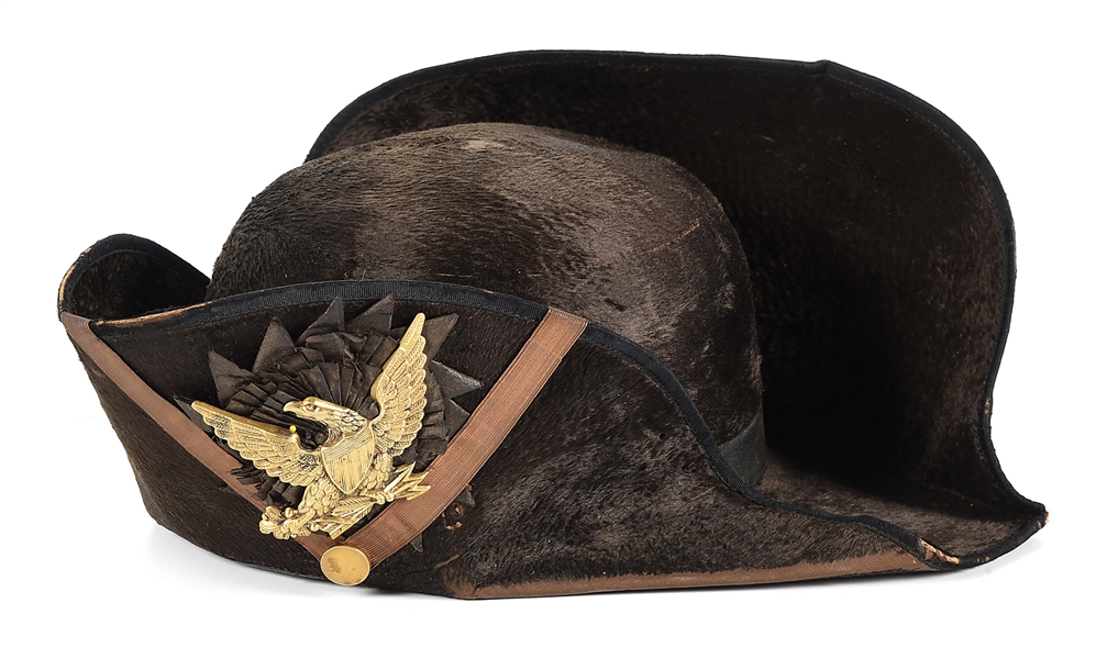 CIVIL WAR ERA MILITIA TRICORN HAT.